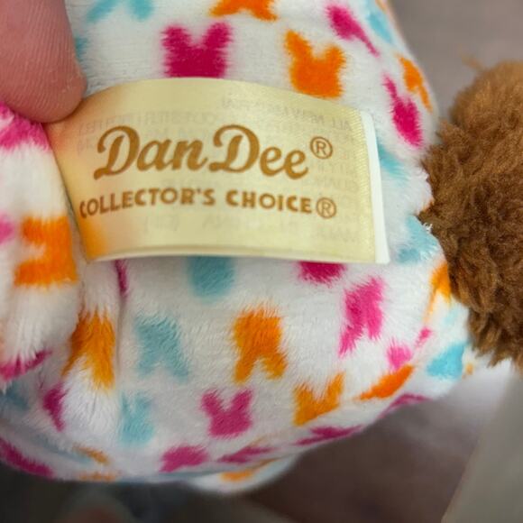 Dan Dee 12" Seated Puppy Dog Bunny Rabbit Ears Costume Pajamas Stuffed Plush - Picture 6 of 7